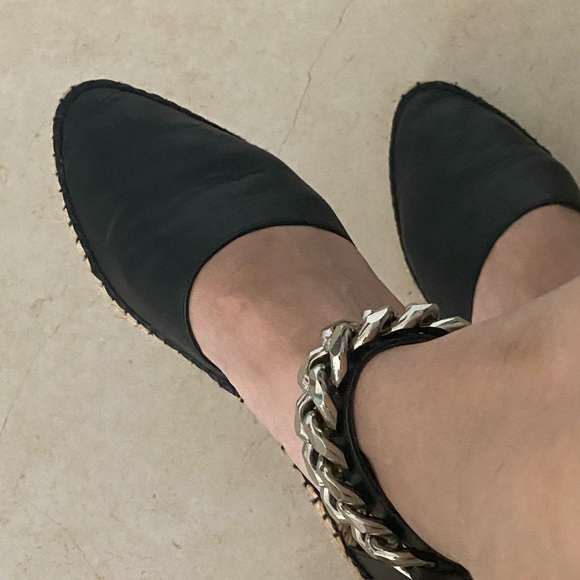 GIVENCHY Chain Detail d'Orsay Espadrille Flat - Picture 5 of 10